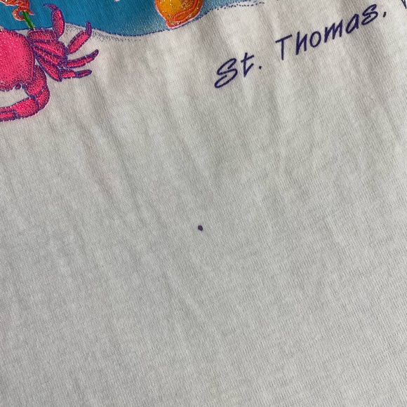 Vintage 1993 Native Sun Fish Ocean Nature Virgin Islands Tourist tee shirt - Picture 12 of 15